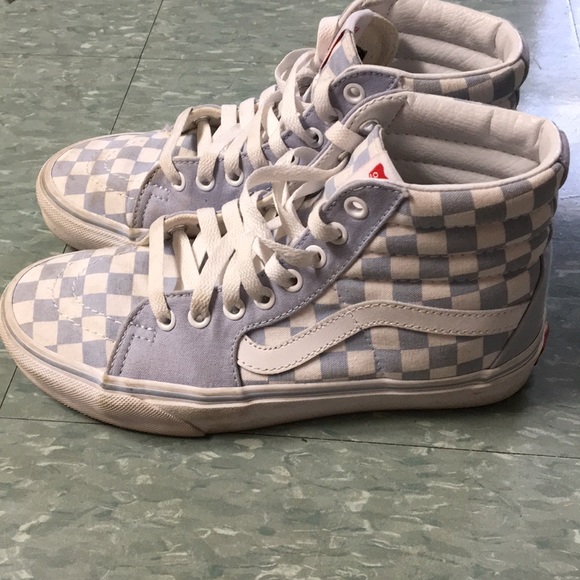 Vans Shoes - Custom Vans Light Blue—only ONE pair like this!